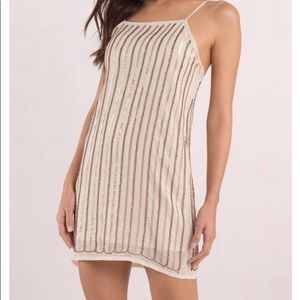 tobi white sparkle dress